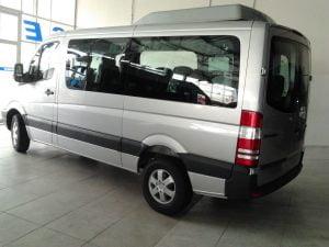 Variação do preço da locação de vans